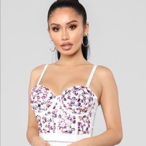 White Bustier Top - NEW